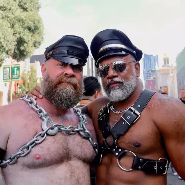 Typische Besucher der Folsom Street Fair